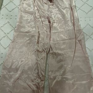 PJ Harlow Blush Jolie Capri Satin Pants NWT